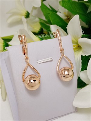 Серьги "Золотой ветер" 2900