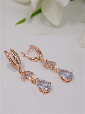 Серьги "Хрустальная тайна" 4145