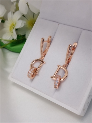 Серьги подвески "Принцесса Диана" 4714