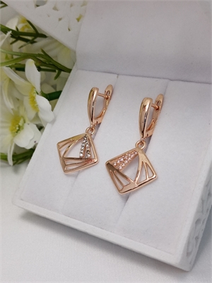 Серьги подвески "Изящная грация" 4720