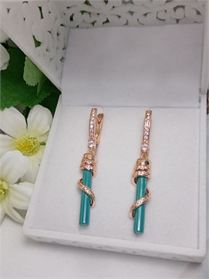 Серьги подвески "Изящность" 4735