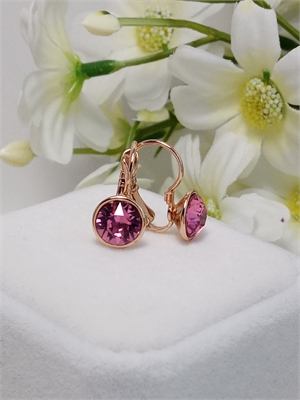 Серьги "Розовое солнце" 4791