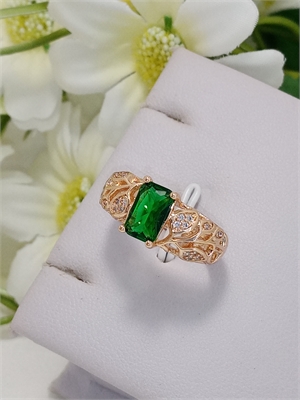 Кольцо "Изумрудное дыхание" 4802