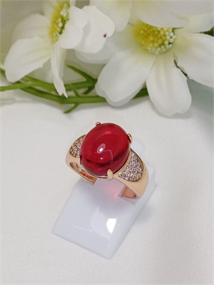 Кольцо "Бархатный рубин" 4801