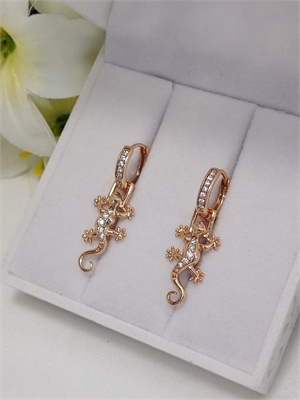 Серьги "Сияющие ящерки" 3951