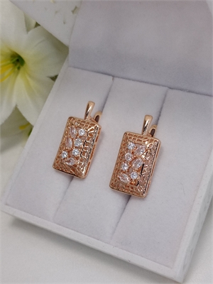 Серьги "Алмазный шик" 4488