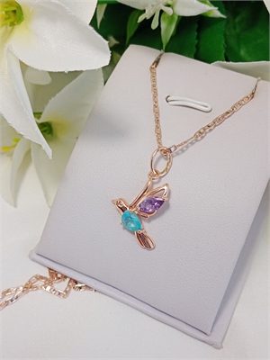 Подвеска с цепочкой "Переливчатая трель" 3869