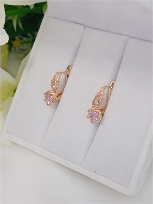 Серьги "Розовый танец" 4185