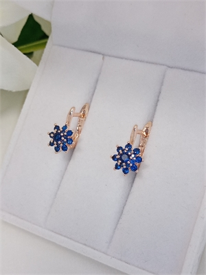 Серьги "Синий сад" 4260