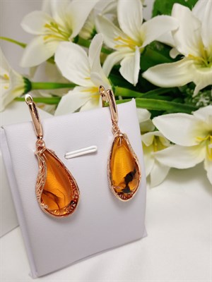 Серьги "Янтарь" 2226