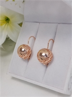 Серьги шарики 