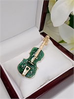Брошь "Скрипка" 4913