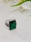 Кольцо "Изумрудная любовь" 3137