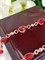Цепочка бусы "Рубиновое облако" 3468