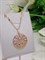 Кулон с цепочкой "Сакура любви" 3793