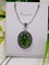 Кулон с цепочкой "Роскошь хризолита" 3904