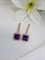 Серьги "Волшебный аметист" 4377