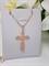 Кулон с цепью "Крестик 18" 4442