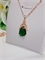Подвеска с цепочкой "Изумруд" 4696