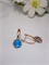 Серьги "Искры аквамарина" 4725