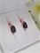 Серьги "Сияние аметиста" 4399