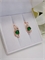 Серьги "Чувства изумруда" 4590